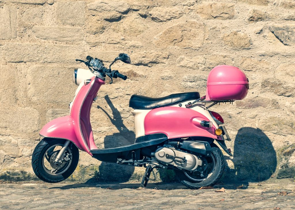 scooter, two-wheels, vespa
