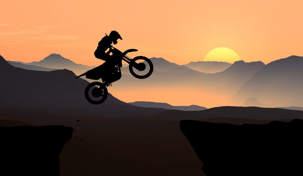 motorcycle, mountain, adventure
